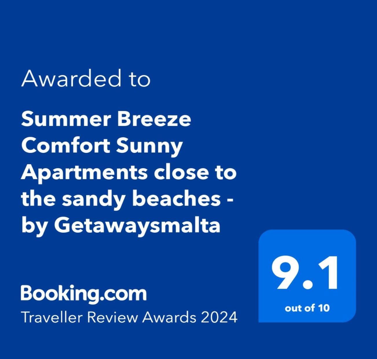 Summer Breeze Comfort Sunny Apartments Close To The Sandy Beaches - By Getawaysmalta Mellieħa Exterior foto